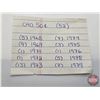 Image 5 : Canada Fifty Cent (52) : 1960's & 1970's (See Handwritten List in Photos)