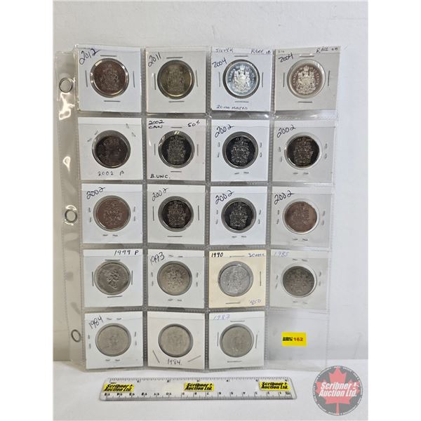 Canada Fifty Cent (19) : 1983; 1984; 1984; 1985; 1990; 1993; 1999; 2002; 2002; 2002; 2002; 2002; 200