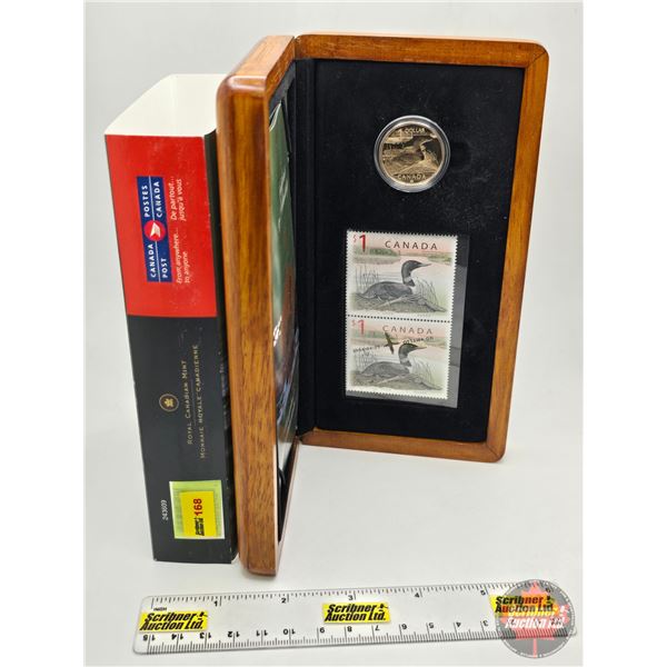 RCM Canada 2004 $1 Limited-Edition Stamp & Coin Set : The Elusive Loon (#07625 of 25111)