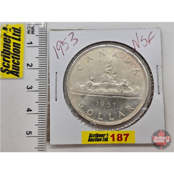 Canada One Dollar 1953 NSF