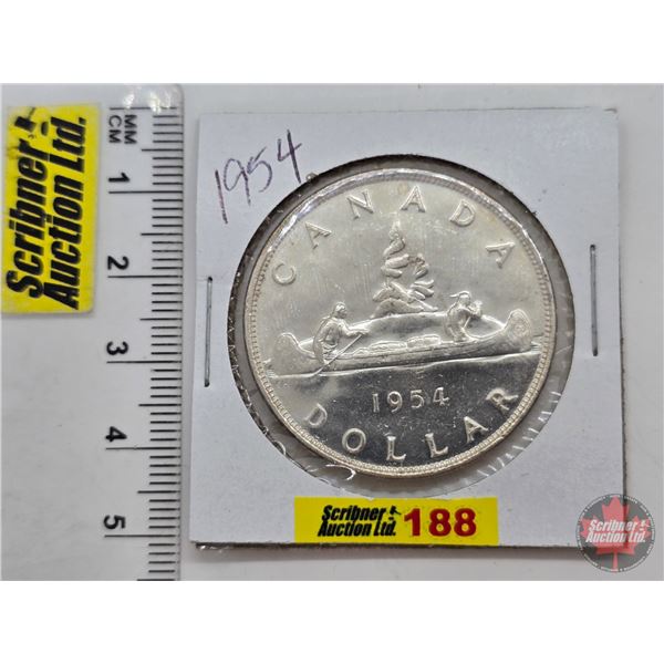 Canada One Dollar 1954