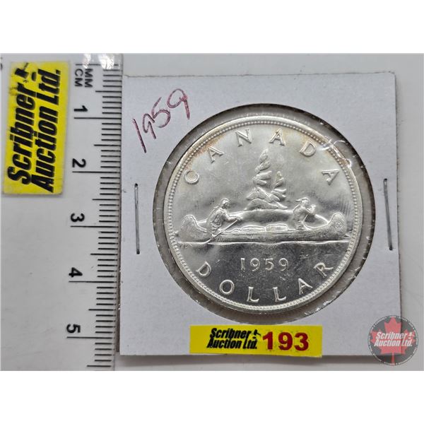 Canada One Dollar 1959