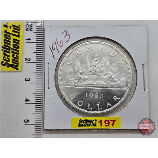 Canada One Dollar 1963
