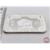 Image 2 : Silver Bullion Bar : United States : Buffalo Design (Fine Silver .999 : 1 Oz) (GST Exempt)