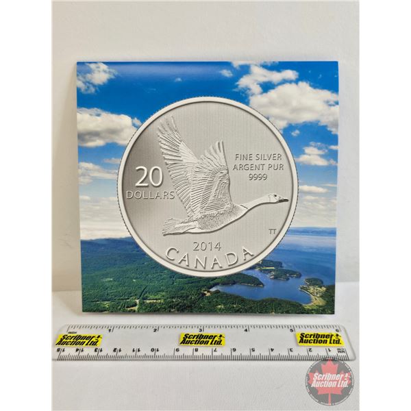 RCM Canada 2014 $20 Fine Silver : Goose (Fine Silver 99.99%) (GST Exempt)
