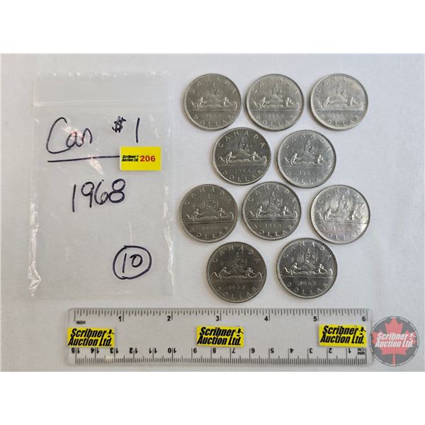 Canada One Dollar (10) : 1968
