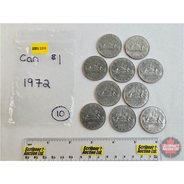 Canada One Dollar (10) : 1972