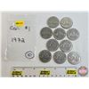 Image 1 : Canada One Dollar (10) : 1972