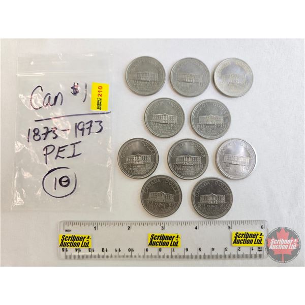 Canada One Dollar (10) : 1873-1973