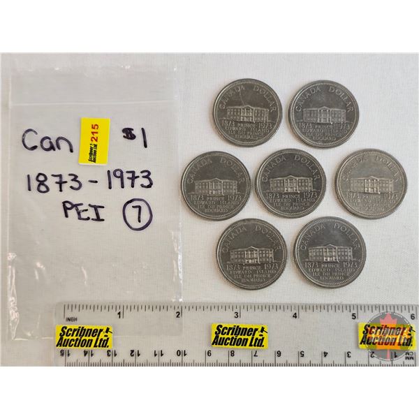 Canada One Dollar (7) : 1873-1973