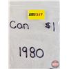 Image 4 : Canada One Dollar (10) : 1980