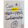 Image 4 : Canada One Dollar (10) : 1867-1992 Confederation