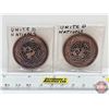 Image 1 : Medallions (2) : Life Liberty Security of Person