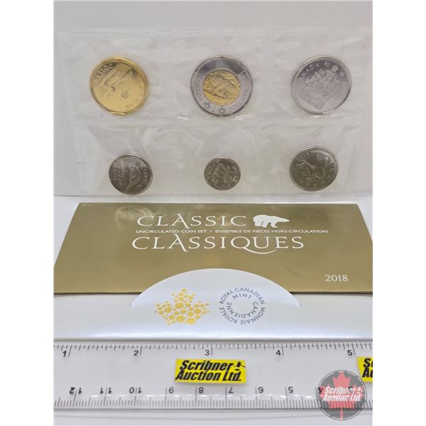 RCM Canada Classic 2018 Uncirculated Coin Set