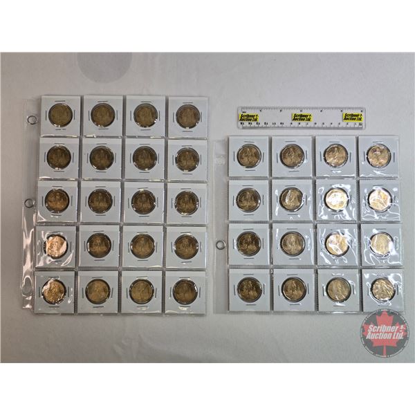 Canada Loonie-Dollars (36) : 2005 Terry Fox "Grass"