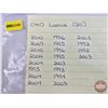 Image 7 : Canada Loonie-Dollars (20) 1992 - 2010 (Intermittent ~ See Handwritten List in Photos)