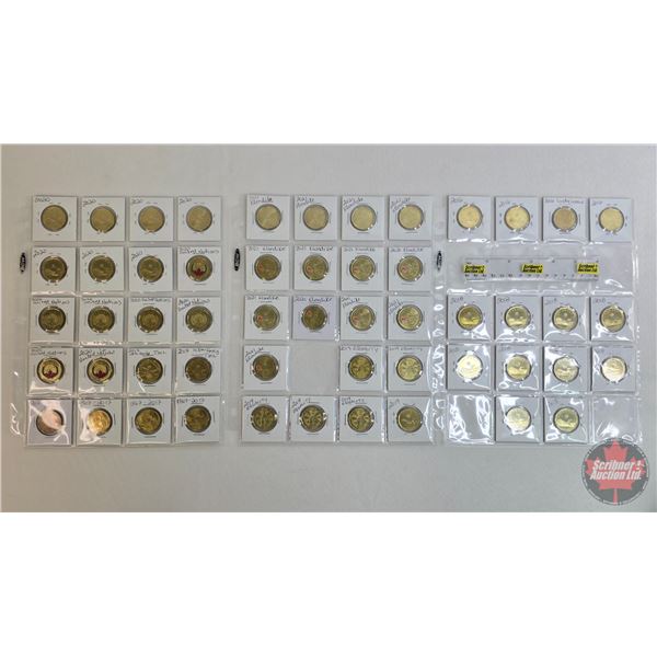 Canada Loonie-Dollars (53) : 2016 - 2021 (Intermittent ~ See Types / Styles / Dates / Varieties in P