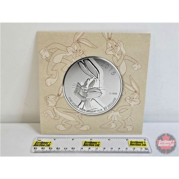 RCM Canada 2015 $20 Fine Silver : Bugs Bunny (Fine Silver 99.99%) (GST Exempt)