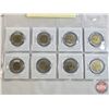 Image 3 : Canada Toonies (12) : 2000 - 2015 (Intermittent ~ See Handwritten List in Photos)