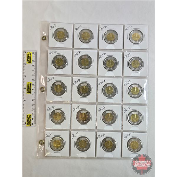 Canada Toonies (20) : 2017