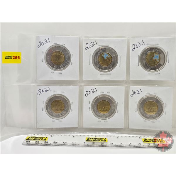 Canada Toonies (6) : 2021