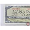 Image 2 : Canada $20 Bill 1954 : Beattie/Rasminsky #VE8878289 (See Pics for Varieties, Conditions, Serial Numb