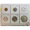 Image 2 : Canada Coins 1867-1967 Centennial (6) : One Cent; Five Cent; Ten Cent; Twenty Five Cent; Fifty Cent;