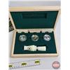 Image 2 : RCM Canada 2013 $10 Ducks of Canada - Pure Silver 3-Coin Set with Display Case and Duck Call - Malla