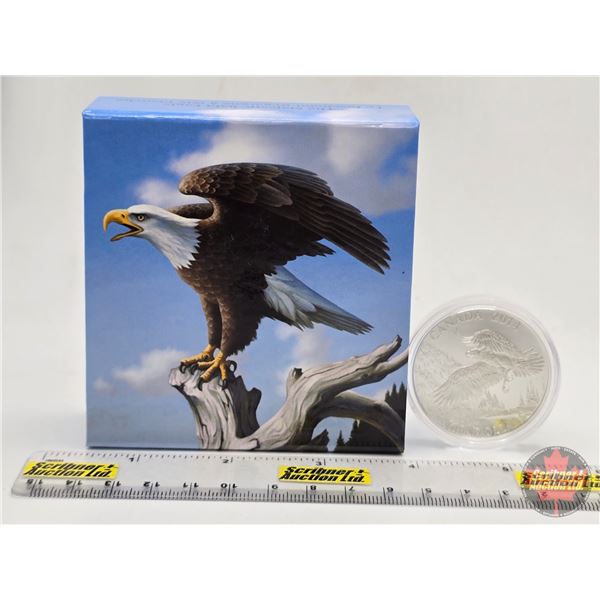 RCM Canada 2014 $100 Fine Silver : The Majestic Bald Eagle (Fine Silver 99.99%) (GST Exempt)