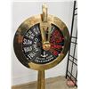 Image 10 : Ships Engine Room Telegraph (Brass) (45"H x 13"Dia x 12"D)