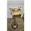 Image 7 : Ships Engine Room Telegraph (Brass) (45"H x 13"Dia x 12"D)