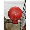 Image 7 : Ships Binnacle : Brass : Red & Green Cast Iron Kelvin’s Balls  (52"H x 37"W x 19"D) (Very H