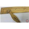 Image 3 : Brass Plotters Rule : KELVIN & HUGHES LTD : Made In Great Britain (24"L)