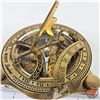 Image 4 : Nautical Sundial Brass Compass (4"Dia)