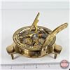 Image 6 : Nautical Sundial Brass Compass (4"Dia)