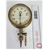 Image 1 : Brass Pressure Gauge : DEWRANCE LONDON (6"Dia)