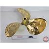 Image 1 : Large Brass Propeller (21"Dia)