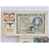 Image 2 : Europe Wartime Currency (2) : Both with Third Reich Stamp - Poland 5 Zlotys 1941 : German Occupation