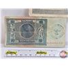 Image 6 : Europe Wartime Currency (2) : Both with Third Reich Stamp - Poland 5 Zlotys 1941 : German Occupation