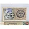 Image 2 : Europe Wartime Currency (2) : Both with Third Reich Stamp - Bohemia and Moravia 1 Koruna 1940 - Germ