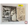 Image 2 : Antique Vintage Photographs / Postcards (8) + Small Water Color (1)