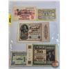 Image 2 : Foreign Currency Collector Combo (7): - German 2 Mark 1914 - Austria 1 Shchilling Allied Military 19