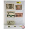 Image 1 : Foreign Currency Collector Combo (5): - Weimar Republic 30 Pfennig 1921 - Weimar Republic 10 Pfennig
