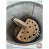 Image 3 : Vintage Butter Churn (Metal) (15"H)
