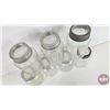 Image 8 : NABOB Glass Jars (8) (Each Measure 7-1/4"H)