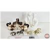 Image 1 : Collector Combo ~ Cat Theme : Figurines and S&P (8 pcs) (Tallest Measures: 9"H)