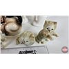 Image 5 : Collector Combo ~ Cat Theme : Figurines and S&P (8 pcs) (Tallest Measures: 9"H)