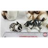 Image 6 : Collector Combo ~ Cat Theme : Figurines and S&P (8 pcs) (Tallest Measures: 9"H)