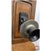 Image 3 : Antique Wood Box Wall Phone : Western Electric (Bells Working) (25-1/2"H x 10"W x 9-1/2"D)