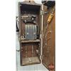 Image 5 : Antique Wood Box Wall Phone : Western Electric (Bells Working) (25-1/2"H x 10"W x 9-1/2"D)